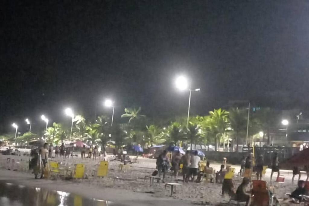 Apto Praia Do Tombo Guaruja Luaran gambar